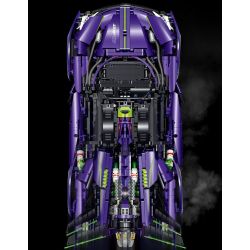 GULY 10614 LERU 10714 SIÊU XE APOLLO EVO tỷ lệ 1:8 bộ đồ chơi xếp lắp ráp ghép mô hình Technic Kỹ Thuật Công Nghệ Cao Mô Hình Phương Tiện 3909 khối