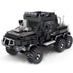 Kazi KY67306 67306 ÁO GIÁP CHỐNG CHÁY NỔ SABERTOOTH TIGER bộ đồ chơi xếp lắp ráp ghép mô hình SWAT FORCE 465 khối