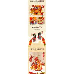 KEEPPLEY K19907 19907 ĐÈN LỒNG CUNG ĐIỆN NĂM MỚI LẦN ĐẦU TIÊN ĐƯỢC THẮP SÁNG bộ đồ chơi xếp lắp ráp ghép mô hình Creator LOOG LAMP Sáng Tạo