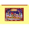 ZHEGAO LN7063 7063 GIÁNG SINH 6 PHONG CÁCH NGÔI NHÀ BÁNH GỪNG CHUÔNG NAI SỪNG TẤM GIÀ NOEL CÂY THÔNG NGƯỜI TUYẾT bộ đồ chơi xếp lắp ráp ghép mô hình Creator Sáng Tạo 816 khối
