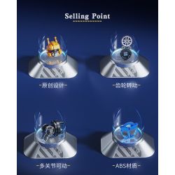 SHARP MODEL JIMULIANG PRODUCT 10525 ZAPE 10535 PHIÊN BẢN B-MECHA FIERCE OPTIMUS PRIME bộ đồ chơi xếp lắp ráp ghép mô hình Movie & Game Phim Và Trò Chơi 1891 khối