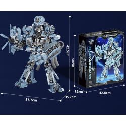 SHARP MODEL JIMULIANG PRODUCT 10528 ZAPE 10538 PHIÊN BẢN CHIẾN ĐẤU MECHA CẤP CHÓNG MẶT bộ đồ chơi xếp lắp ráp ghép mô hình Movie & Game BLACKOUT Phim Và Trò Chơi 1856 khối