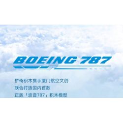 PANTASY 11017 MẪU MÁY BAY BOEING 787 CỦA HÃNG HÀNG KHÔNG XIAMEN AIRLINES bộ đồ chơi xếp lắp ráp ghép mô hình City Thành Phố 800 khối