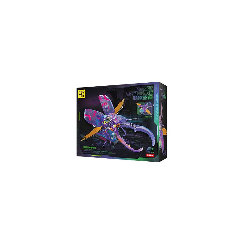 TOP TOY TC2104 2104 SÁNG TẠO CƠ KHÍ BỌ HƯƠU KHỔNG LỒ NĂNG LƯỢNG TỐI bộ đồ chơi xếp lắp ráp ghép mô hình 800 khối