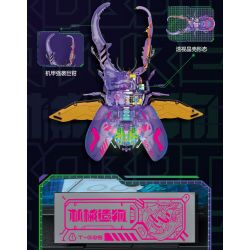 TOP TOY TC2104 2104 SÁNG TẠO CƠ KHÍ BỌ HƯƠU KHỔNG LỒ NĂNG LƯỢNG TỐI bộ đồ chơi xếp lắp ráp ghép mô hình 800 khối