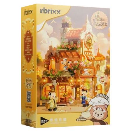 INBRIXX 881103 TIỆM BÁNH CỦA TEDDY bộ đồ chơi xếp lắp ráp ghép mô hình Movie & Game TEDDY BEAR Phim Và Trò Chơi 1547 khối