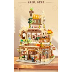 INBRIXX 881103 TIỆM BÁNH CỦA TEDDY bộ đồ chơi xếp lắp ráp ghép mô hình Movie & Game TEDDY BEAR Phim Và Trò Chơi 1547 khối