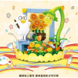 SEMBO 612025 LITTLE LIU YA MỘT THẾ GIỚI ĐẦY MÀU SẮC BẤT NGỜ bộ đồ chơi xếp lắp ráp ghép mô hình 199 khối