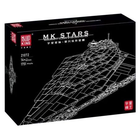 MouldKing 21072 Mould King 21072 TÀU KHU TRỤC NGÔI SAO LỚP PHỤC HƯNG bộ đồ chơi xếp lắp ráp ghép mô hình Star Wars Chiến Tranh Giữa Các Vì Sao 1751 khối