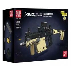 MouldKing 14031 Mould King 14031 SÚNG TIỂU LIÊN DAO GĂM bộ đồ chơi xếp lắp ráp ghép mô hình Military Army KRISS VECTOR Quân Sự Bộ Đội 1558 khối