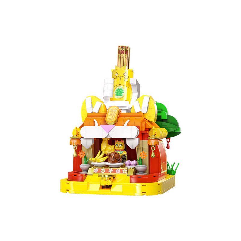 CADA DOUBLEE C59061 59061 MẠNH MẼ TÌM CÁCH KÝ HỢP ĐỒNG VỚI MÈO bộ đồ chơi xếp lắp ráp ghép mô hình Creator Sáng Tạo 588 khối