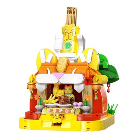 CADA DOUBLEE C59061 59061 MẠNH MẼ TÌM CÁCH KÝ HỢP ĐỒNG VỚI MÈO bộ đồ chơi xếp lắp ráp ghép mô hình Creator Sáng Tạo 588 khối