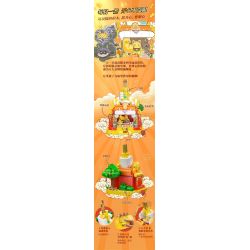 CADA DOUBLEE C59061 59061 MẠNH MẼ TÌM CÁCH KÝ HỢP ĐỒNG VỚI MÈO bộ đồ chơi xếp lắp ráp ghép mô hình Creator Sáng Tạo 588 khối