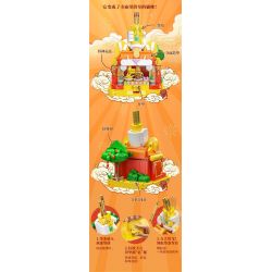 CADA DOUBLEE C59061 59061 MẠNH MẼ TÌM CÁCH KÝ HỢP ĐỒNG VỚI MÈO bộ đồ chơi xếp lắp ráp ghép mô hình Creator Sáng Tạo 588 khối