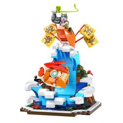 CADA DOUBLEE C59062 59062 CÁ MUỐI HÓA MÈO bộ đồ chơi xếp lắp ráp ghép mô hình Creator Sáng Tạo 570 khối