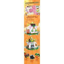 CADA DOUBLEE C59062 59062 CÁ MUỐI HÓA MÈO bộ đồ chơi xếp lắp ráp ghép mô hình Creator Sáng Tạo 570 khối