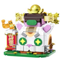 CADA DOUBLEE C59063 59063 ATM MÈO MAY MẮN bộ đồ chơi xếp lắp ráp ghép mô hình Creator Sáng Tạo 590 khối