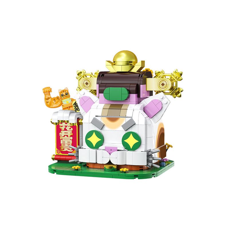 CADA DOUBLEE C59063 59063 ATM MÈO MAY MẮN bộ đồ chơi xếp lắp ráp ghép mô hình Creator Sáng Tạo 590 khối