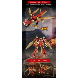 FORANGE FC1044 1044 THẦN CHIẾN TRANH TUYỆT VỜI YANLONG bộ đồ chơi xếp lắp ráp ghép mô hình 310 khối