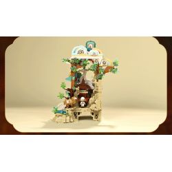 KEEPPLEY K19906 19906 BẢO TÀNG ĐÔN HOÀNG MÀN VẼ HÌNH KIỂU TRUNG QUỐC bộ đồ chơi xếp lắp ráp ghép mô hình Arts & Crafts 2100 khối