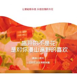 GOQI GQ-3006 3006 GQ3006 ĐÈN GƯƠNG ĐÁM MÂY GQ CẦU HÔN HOÀNG TỬ BÉ bộ đồ chơi xếp lắp ráp ghép mô hình 1149 khối