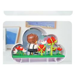 GOQI GQ-3006 3006 GQ3006 ĐÈN GƯƠNG ĐÁM MÂY GQ CẦU HÔN HOÀNG TỬ BÉ bộ đồ chơi xếp lắp ráp ghép mô hình 1149 khối