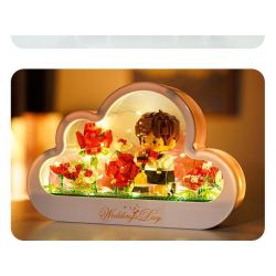 GOQI GQ-3006 3006 GQ3006 ĐÈN GƯƠNG ĐÁM MÂY GQ CẦU HÔN HOÀNG TỬ BÉ bộ đồ chơi xếp lắp ráp ghép mô hình 1149 khối