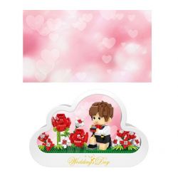 GOQI GQ-3006 3006 GQ3006 ĐÈN GƯƠNG ĐÁM MÂY GQ CẦU HÔN HOÀNG TỬ BÉ bộ đồ chơi xếp lắp ráp ghép mô hình 1149 khối