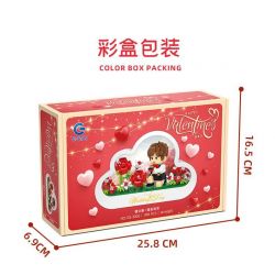 GOQI GQ-3006 3006 GQ3006 ĐÈN GƯƠNG ĐÁM MÂY GQ CẦU HÔN HOÀNG TỬ BÉ bộ đồ chơi xếp lắp ráp ghép mô hình 1149 khối