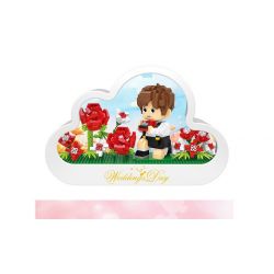 GOQI GQ-3006 3006 GQ3006 ĐÈN GƯƠNG ĐÁM MÂY GQ CẦU HÔN HOÀNG TỬ BÉ bộ đồ chơi xếp lắp ráp ghép mô hình 1149 khối