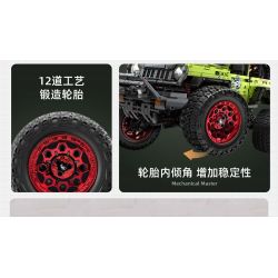 IM.MASTER QIHUI 9829-2 BẬC THẦY CƠ KHÍ XE ĐỊA HÌNH WRANGLER 1:6 tỷ lệ 1:6 bộ đồ chơi xếp lắp ráp ghép mô hình Technic Kỹ Thuật Công Nghệ Cao Mô Hình Phương Tiện 2545 khối