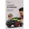 IM.MASTER QIHUI 9829-2 BẬC THẦY CƠ KHÍ XE ĐỊA HÌNH WRANGLER 1:6 tỷ lệ 1:6 bộ đồ chơi xếp lắp ráp ghép mô hình Technic Kỹ Thuật Công Nghệ Cao Mô Hình Phương Tiện 2545 khối