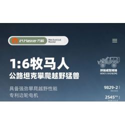 IM.MASTER QIHUI 9829-2 BẬC THẦY CƠ KHÍ XE ĐỊA HÌNH WRANGLER 1:6 tỷ lệ 1:6 bộ đồ chơi xếp lắp ráp ghép mô hình Technic Kỹ Thuật Công Nghệ Cao Mô Hình Phương Tiện 2545 khối