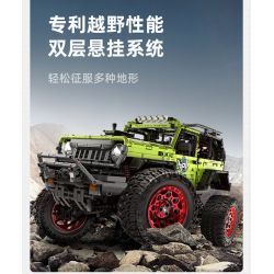 IM.MASTER QIHUI 9829-2 BẬC THẦY CƠ KHÍ XE ĐỊA HÌNH WRANGLER 1:6 tỷ lệ 1:6 bộ đồ chơi xếp lắp ráp ghép mô hình Technic Kỹ Thuật Công Nghệ Cao Mô Hình Phương Tiện 2545 khối