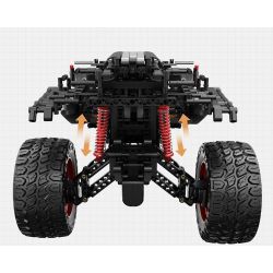 IM.MASTER QIHUI 9829-2 BẬC THẦY CƠ KHÍ XE ĐỊA HÌNH WRANGLER 1:6 tỷ lệ 1:6 bộ đồ chơi xếp lắp ráp ghép mô hình Technic Kỹ Thuật Công Nghệ Cao Mô Hình Phương Tiện 2545 khối