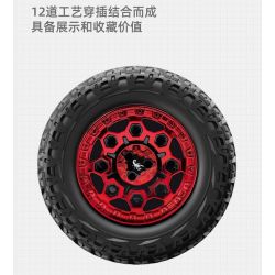 IM.MASTER QIHUI 9829-2 BẬC THẦY CƠ KHÍ XE ĐỊA HÌNH WRANGLER 1:6 tỷ lệ 1:6 bộ đồ chơi xếp lắp ráp ghép mô hình Technic Kỹ Thuật Công Nghệ Cao Mô Hình Phương Tiện 2545 khối