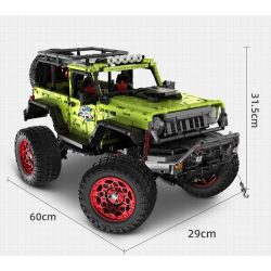 IM.MASTER QIHUI 9829-2 BẬC THẦY CƠ KHÍ XE ĐỊA HÌNH WRANGLER 1:6 tỷ lệ 1:6 bộ đồ chơi xếp lắp ráp ghép mô hình Technic Kỹ Thuật Công Nghệ Cao Mô Hình Phương Tiện 2545 khối
