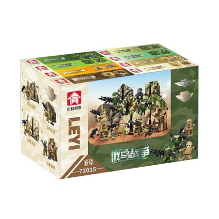 LE YI 72015 LỀU CẢNH QUÂN SỰ CỦA LỰC LƯỢNG ĐẶC BIỆT TRONG CHIẾN TRANH NGA-UKRAINE 8 KẾT HỢP TẤN CÔNG TIỀN TUYẾN YỂM TRỢ HOẠT ĐỘNG LƯỢC CHỈ HUY HỖ HẬU CẦN bộ đồ chơi xếp lắp ráp ghép mô hình Military Army Quân Sự Bộ Đội 524 khối