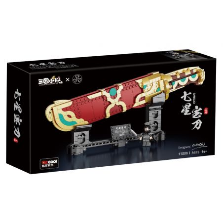 DECOOL BRICKCOOL 11008 ANH HÙNG TAM QUỐC THẤT TINH KIẾM bộ đồ chơi xếp lắp ráp ghép mô hình Three Kingdoms Tam Quốc Diễn Nghĩa