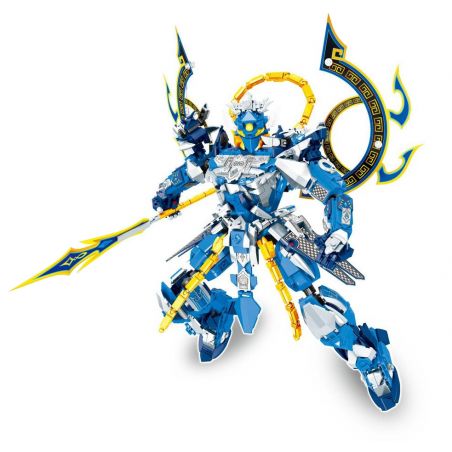 MINGDI LEIBAO K0913 0913 PHIÊN BẢN MÁY PHUN SƠN YANG JIAN bộ đồ chơi xếp lắp ráp ghép mô hình 1214 khối