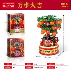 LELE BROTHER 9023 HỘP NHẠC CÂY QUẤT bộ đồ chơi xếp lắp ráp ghép mô hình Creator Sáng Tạo 419 khối