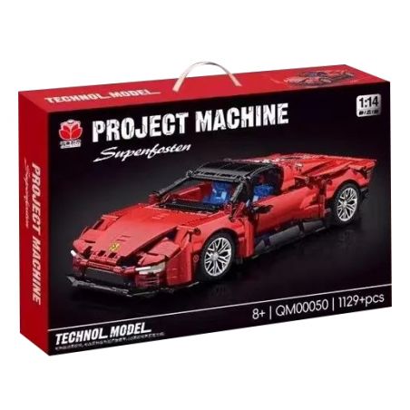 QIANMAI QM00050 00050 FERRARI DAYTONA SP3 1:14 tỷ lệ 1:14 bộ đồ chơi xếp lắp ráp ghép mô hình Technic Kỹ Thuật Công Nghệ Cao Mô Hình Phương Tiện 1129 khối