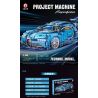 QIANMAI QM00061 00061 BUGATTI 1:14 tỷ lệ 1:14 bộ đồ chơi xếp lắp ráp ghép mô hình Technic Kỹ Thuật Công Nghệ Cao Mô Hình Phương Tiện 1037 khối