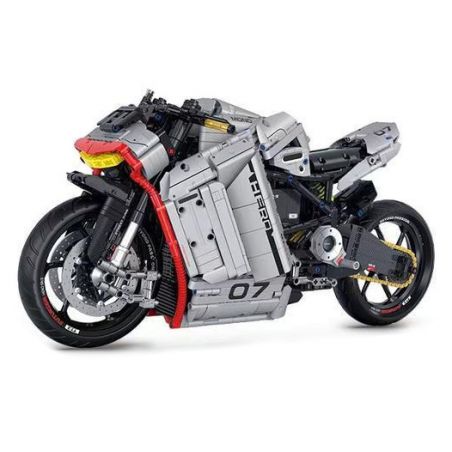 GULY 60507 XE MÁY TESLA SR-X tỷ lệ 1:5 bộ đồ chơi xếp lắp ráp ghép mô hình Technic TESILA SR-X Kỹ Thuật Công Nghệ Cao Mô Hình Phương Tiện 2268 khối