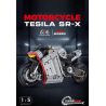 GULY 60507 XE MÁY TESLA SR-X tỷ lệ 1:5 bộ đồ chơi xếp lắp ráp ghép mô hình Technic TESILA SR-X Kỹ Thuật Công Nghệ Cao Mô Hình Phương Tiện 2268 khối