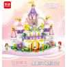 MINGDI LEIBAO K0895 0895 LÂU ĐÀI HOA bộ đồ chơi xếp lắp ráp ghép mô hình Girl PRINCESS CASTLE Con Gái 519 khối