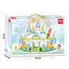 MINGDI LEIBAO K0897 0897 LÂU ĐÀI PHÁO HOA bộ đồ chơi xếp lắp ráp ghép mô hình Girl PRINCESS CASTLE Con Gái 518 khối