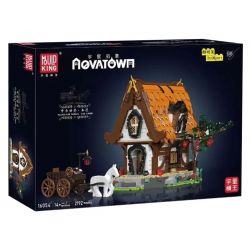 MouldKing 16054 Mould King 16054 THẾ GIỚI KIYA ĐÃ QUA SỬ DỤNG bộ đồ chơi xếp lắp ráp ghép mô hình Medieval Castle MIDAGE WORLD LOG CABIN Chiến Tranh Trung Cổ 2192 khối