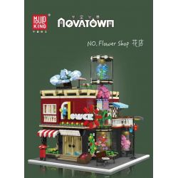 MouldKing 16056 Mould King 16056 CỬA HÀNG HOA bộ đồ chơi xếp lắp ráp ghép mô hình Creator FLOWER SHOP Sáng Tạo 2291 khối