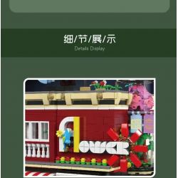 MouldKing 16056 Mould King 16056 CỬA HÀNG HOA bộ đồ chơi xếp lắp ráp ghép mô hình Creator FLOWER SHOP Sáng Tạo 2291 khối